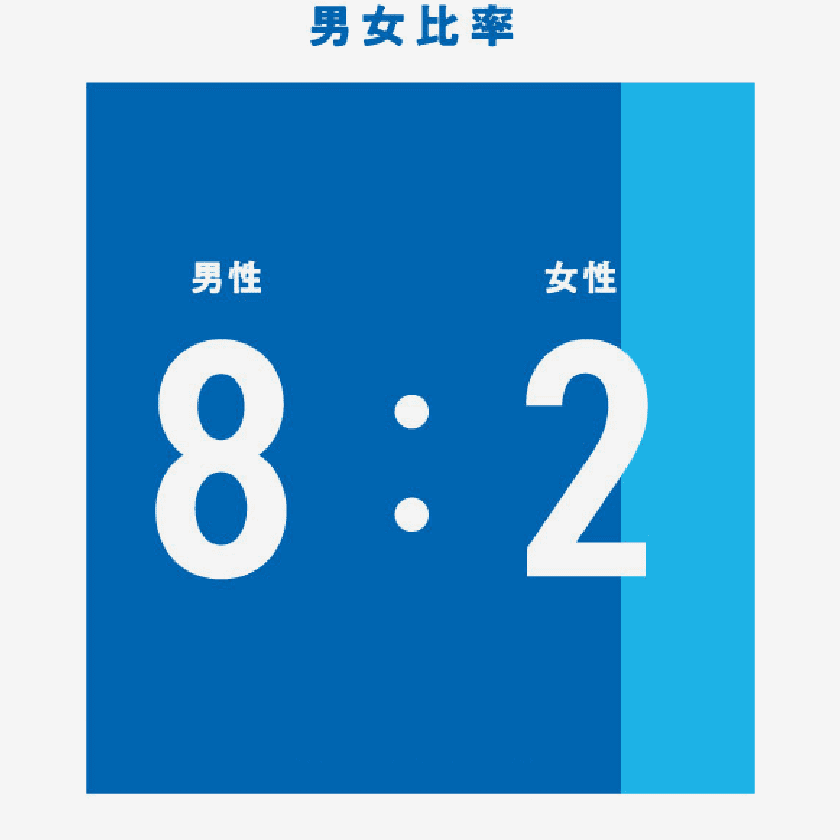 男女比率
